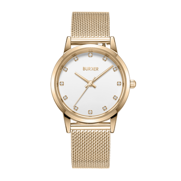 Amy Gold White Mesh