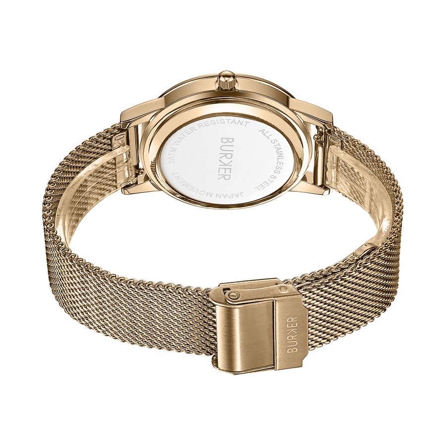 Amy Gold White Mesh