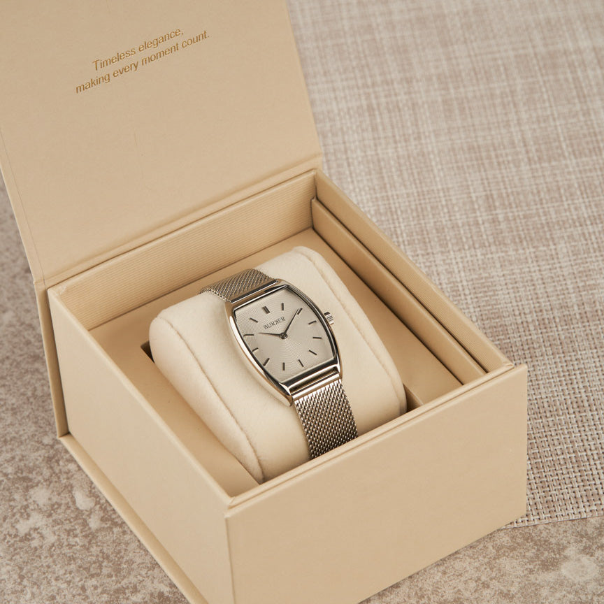 Grace Silver White Mesh