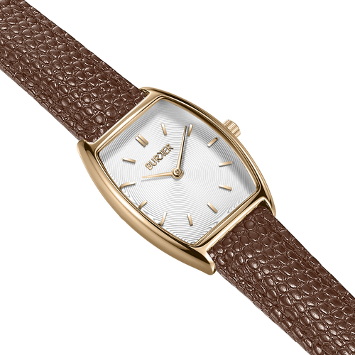 Grace Gold Brown Leather