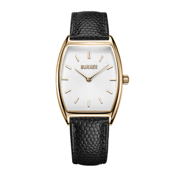 Grace Gold Black Leather