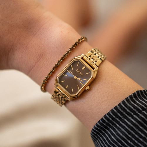 Ava Gold Brown Bracelet