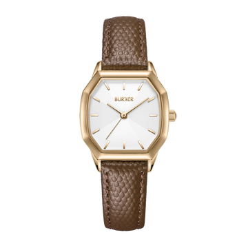 Julia Gold Brown Leather