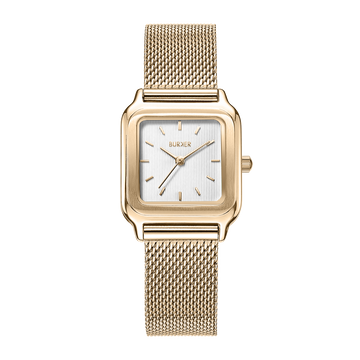 Macy Gold White Mesh