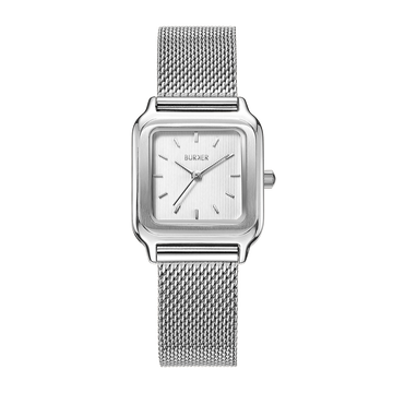 Macy Silver White Mesh