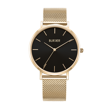 Ruby Gold Black Mesh