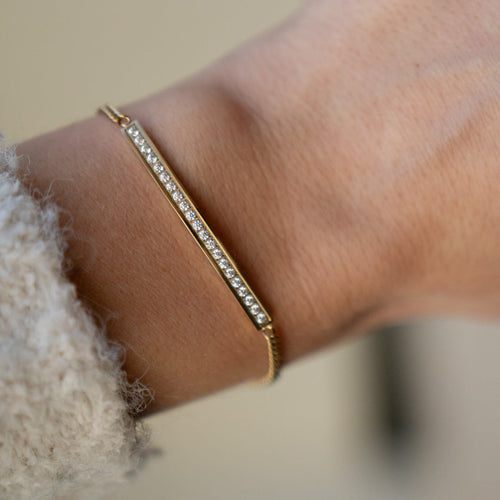 Lucy Gold White Bracelet