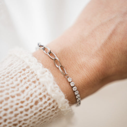 Jade Silver Bracelet